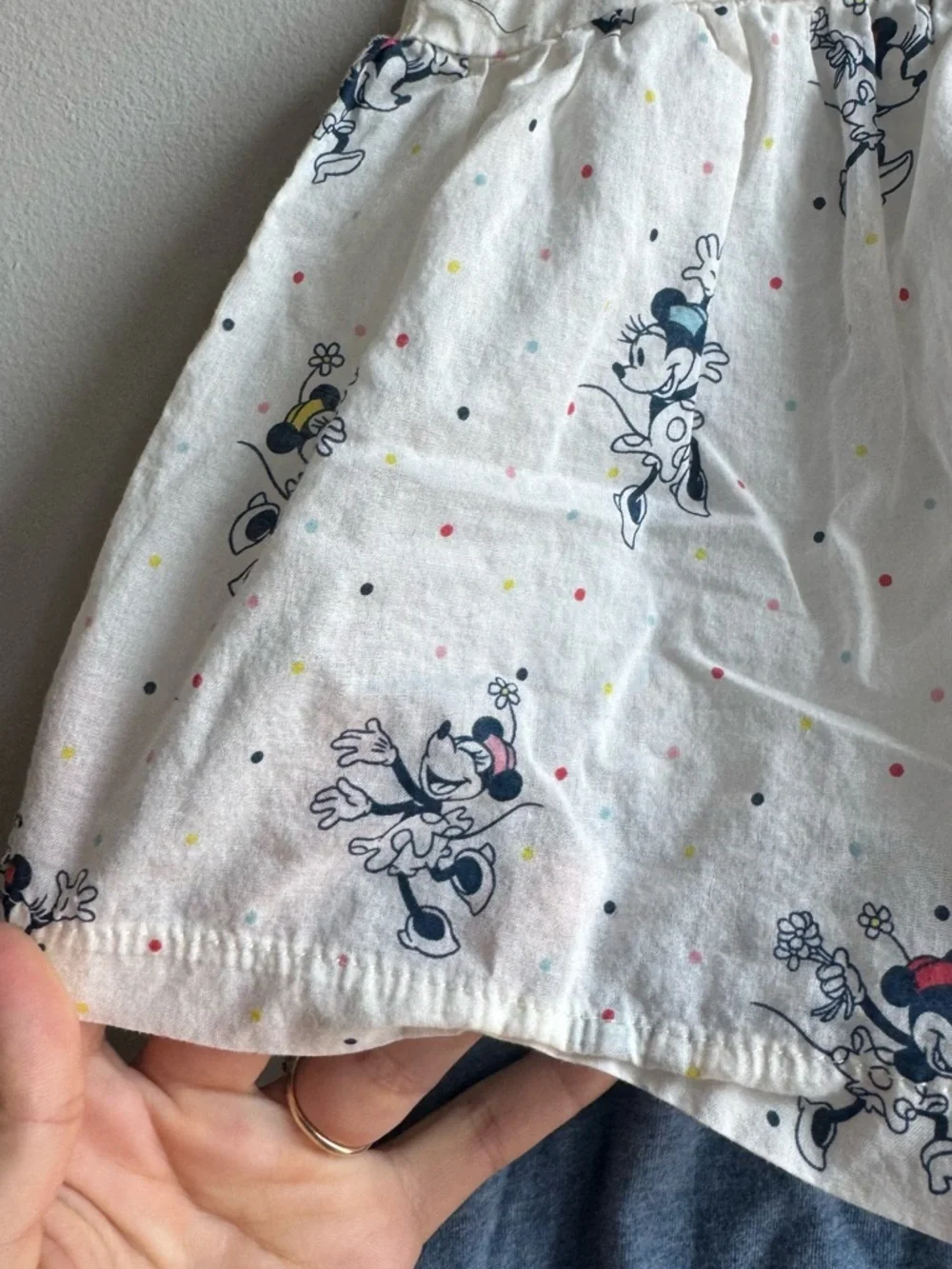 Baby Gap Disney Minnie Mouse Outfit Set 6-12M Top Bloomer Cute Girl Summer